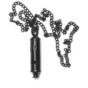 Falling Whistles Necklace - Matte Black (Large)